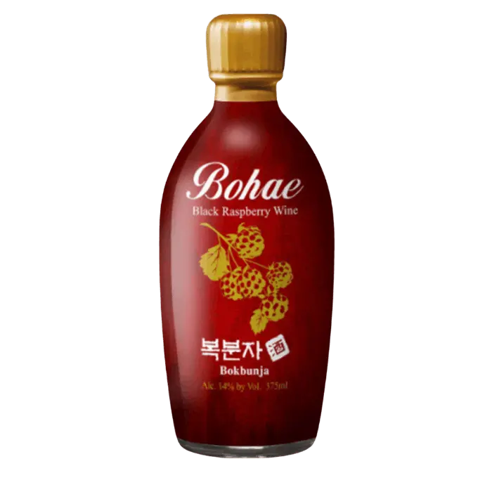 BOHAE Black Rasberry Wine Himbeerw. Bokbunja 375ML