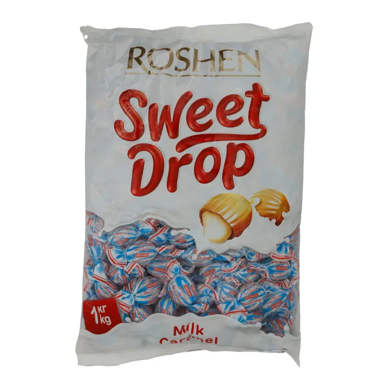 Bonbons Roshen | Sweet Drop Milk Caramel | Weich, mit Milchcremefüllung | 1kg