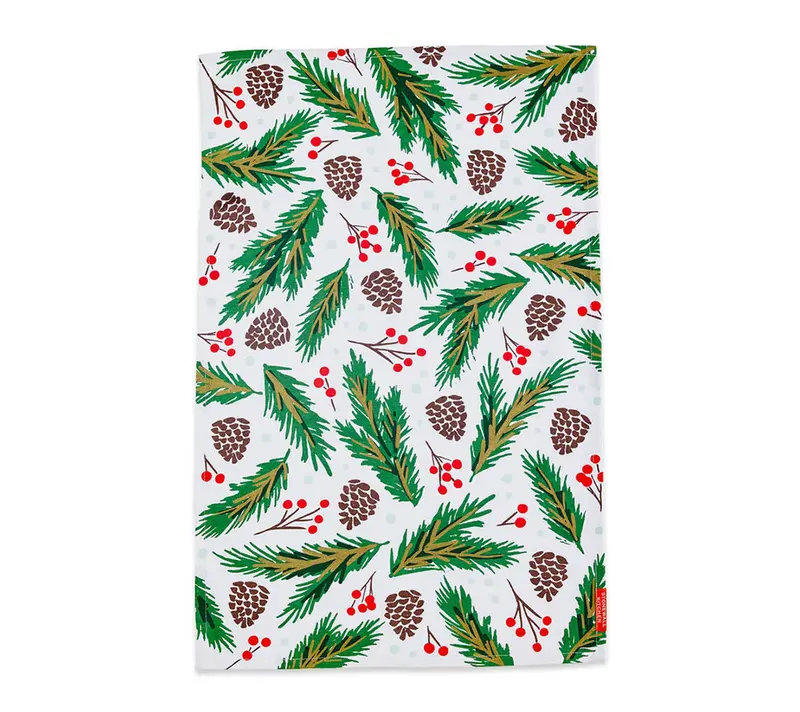 Bough & Berries Geschirrtuch von Stonewall Kitchen (100 % Baumwolle)
