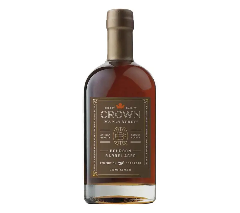Bourbon Barrel Aged Ahornsirup von Crown Maple, 250 ml