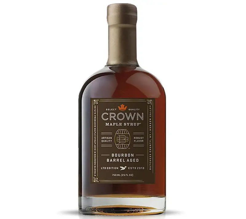 Bourbon Barrel Aged Ahornsirup von Crown Maple, 750 ml