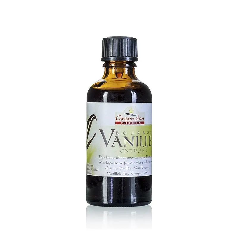 Bourbon-Vanille Extrakt, ohne Stippen, kaltgepresst, aus Madagaskar, 50 ml