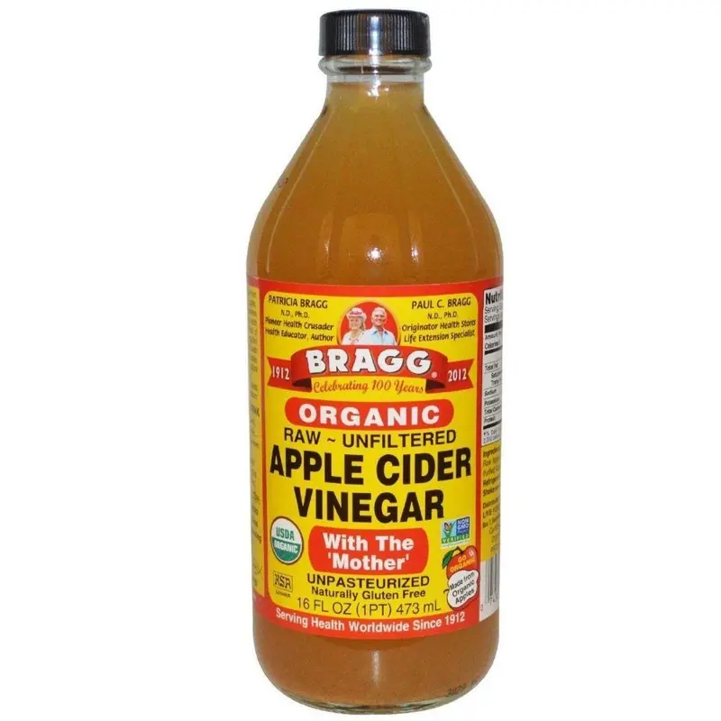 Bragg Organic Raw Ungefilterter Apfelessig, Apfelessig aus 473ml