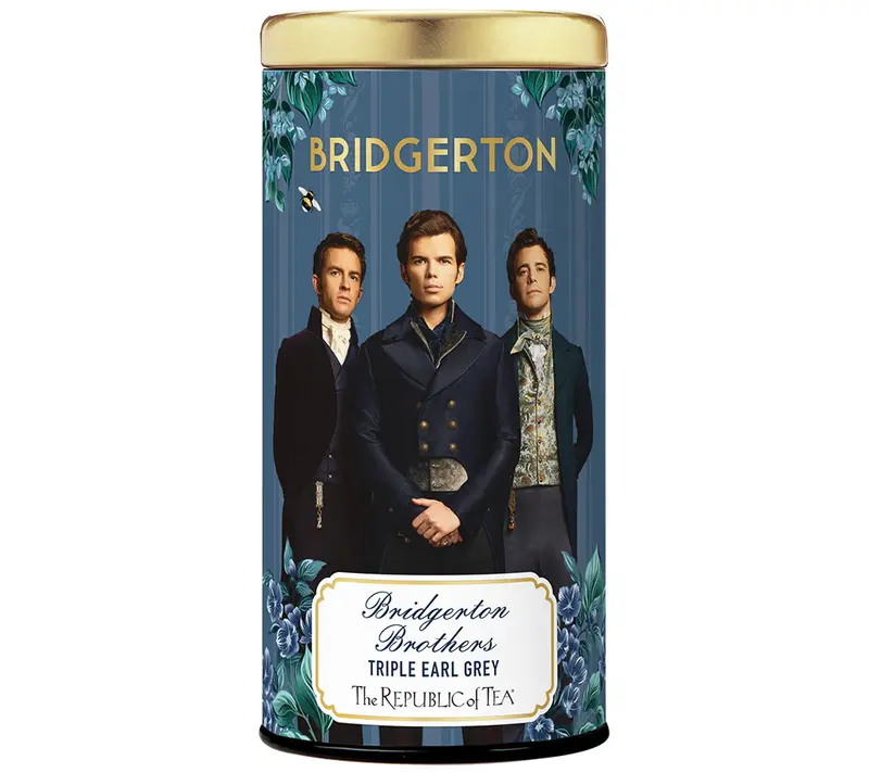 Bridgerton Brothers Triple Earl Grey Tea von The Republic of Tea (Metalldose mit 36 Beuteln)