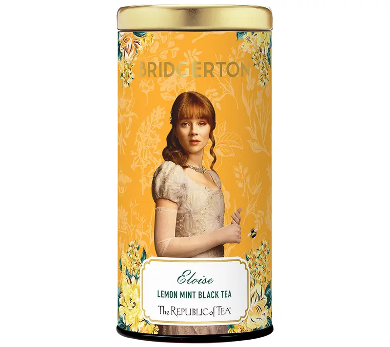 Bridgerton Eloise Lemon Mint Black Tea von The Republic of Tea (Metalldose mit 36 Beuteln)