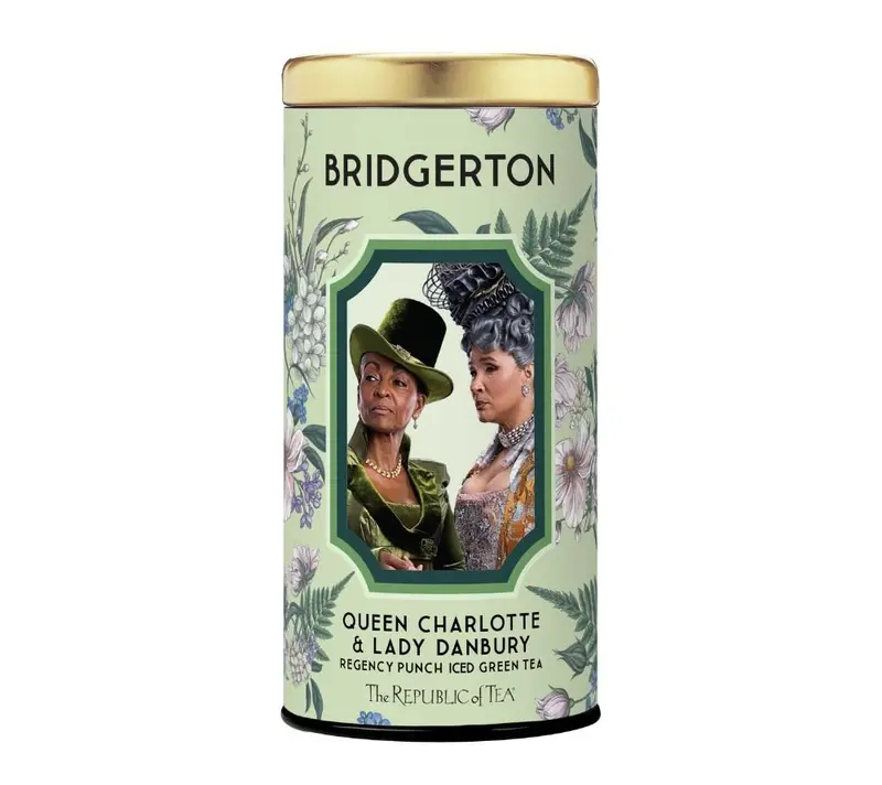 Bridgerton Queen Charlotte & Lady Danbury Regency Punch Iced Green Tea von The Republic of Tea (Metalldose mit 6 Beuteln)