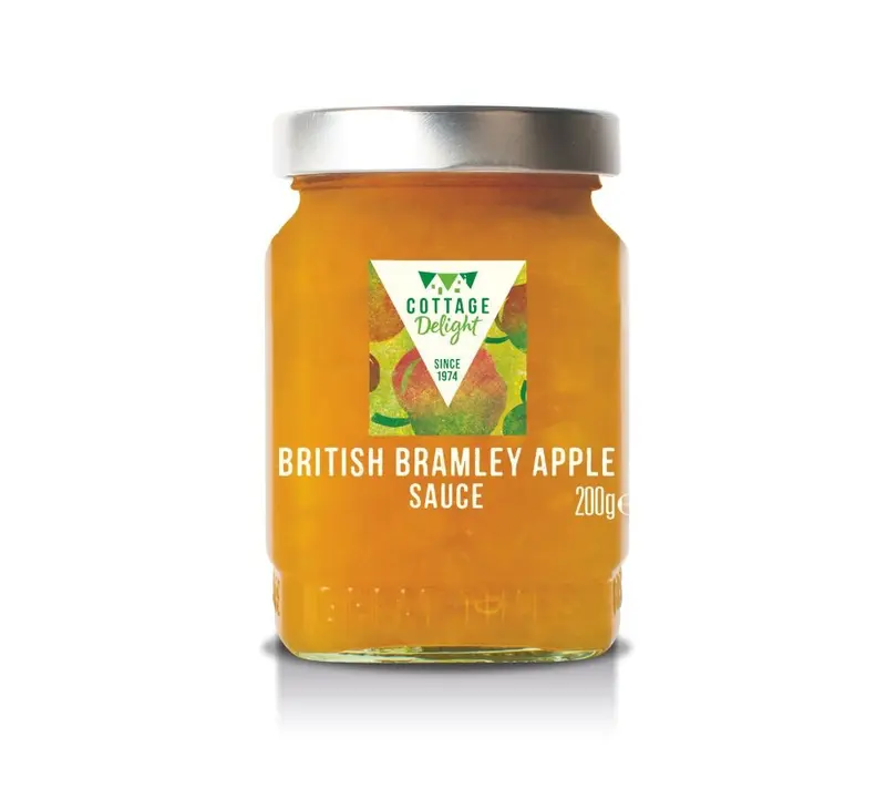 British Bramley Apple Sauce von Cottage Delight (200 g Glas)