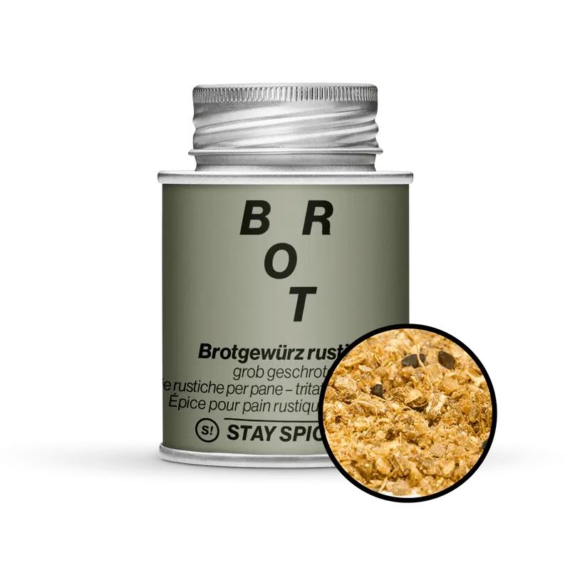 Brotgewürz "rustikal" grob geschrotet mit Schwarzkümmel