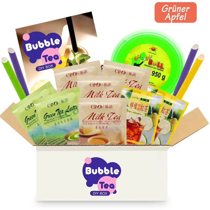 Bubble Tea DIY Box mit Popping Boba