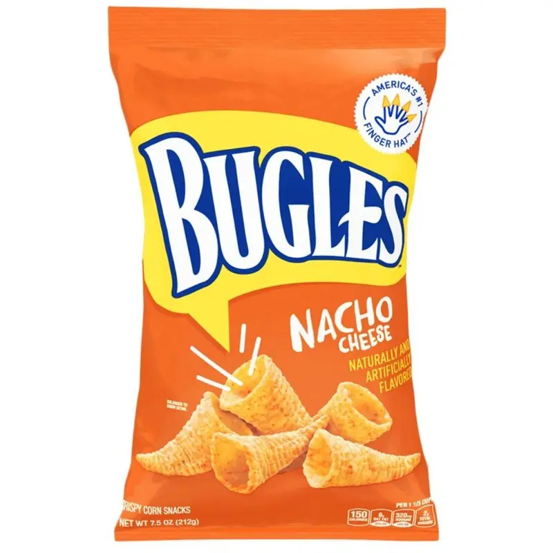 Bugles Nacho Cheese, Käse-Maiskegel 212g
