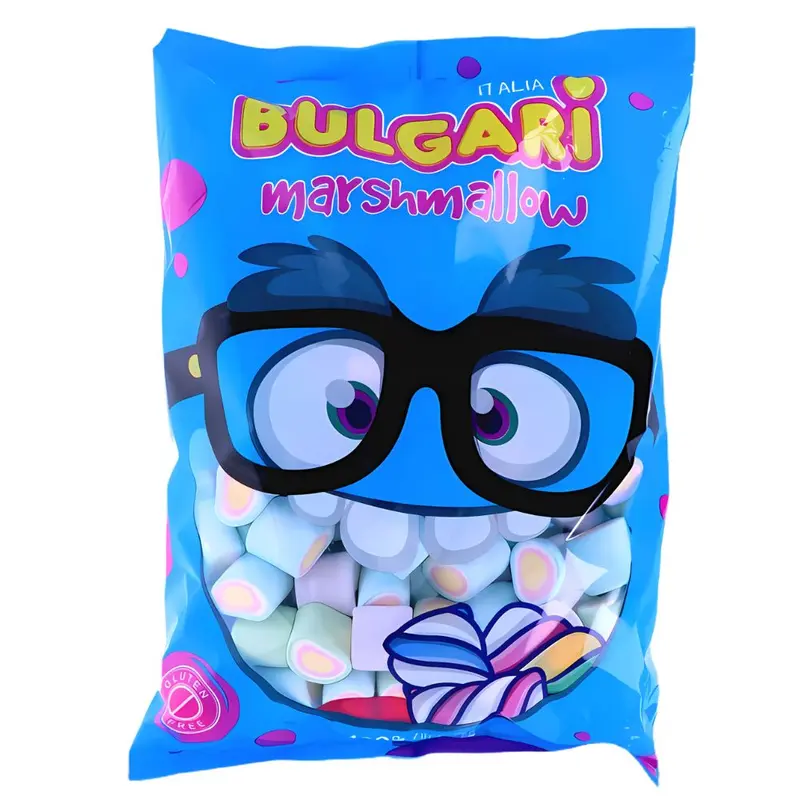 Bulgari Marshmallow Extrudierter Tornado, marshmallow in Form eines Rolls von 1kg