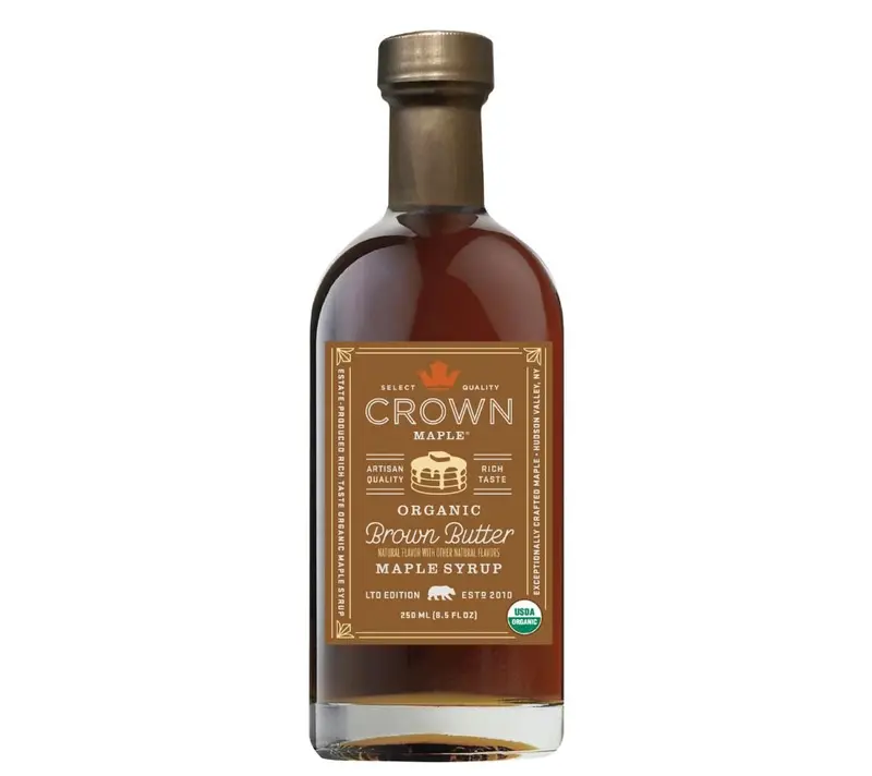 Butter Maple Syrup von Crown Maple (Ahornsirup - 250 ml Glasflasche)