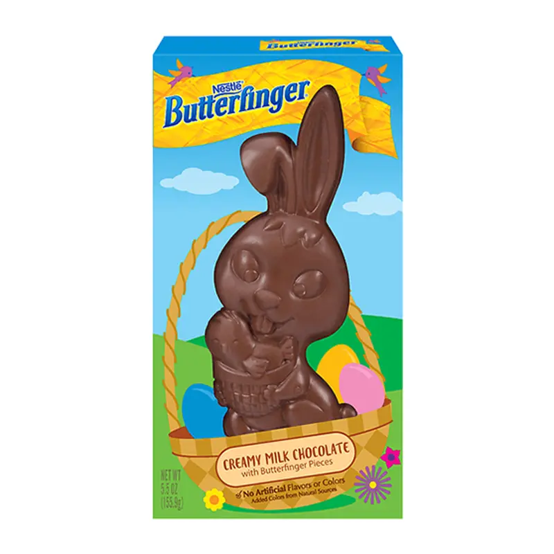 Butterfinger Easter Bunny, Milchschokoladenhase mit Butterfinger-Stücken 155g