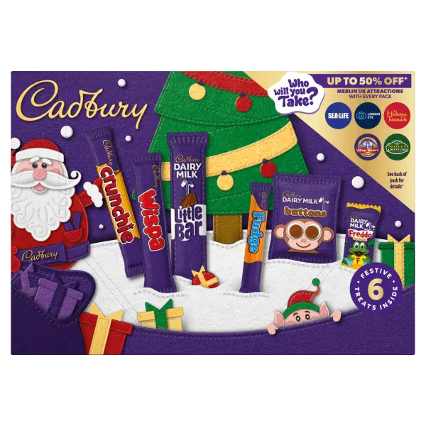 Cadbury - Milk Chocolate "Santa Selection Box" (125 g)