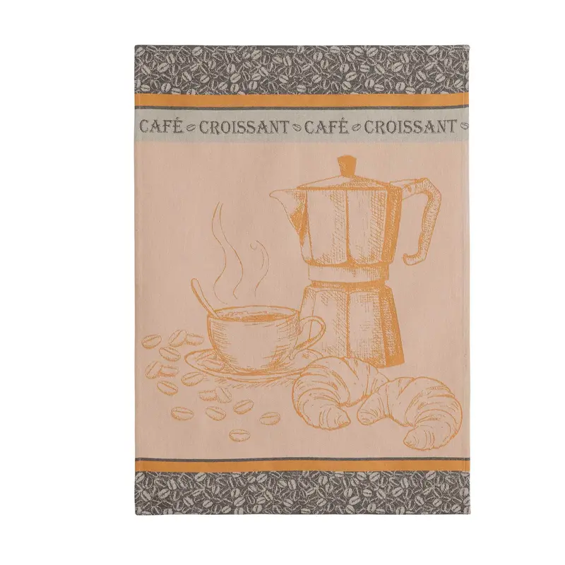 Café/Croissant - Geschirrtuch