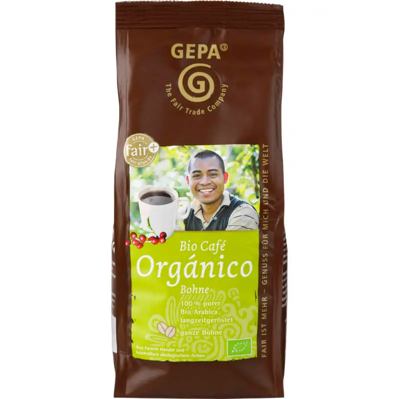 Café Organico, ganze Bohne