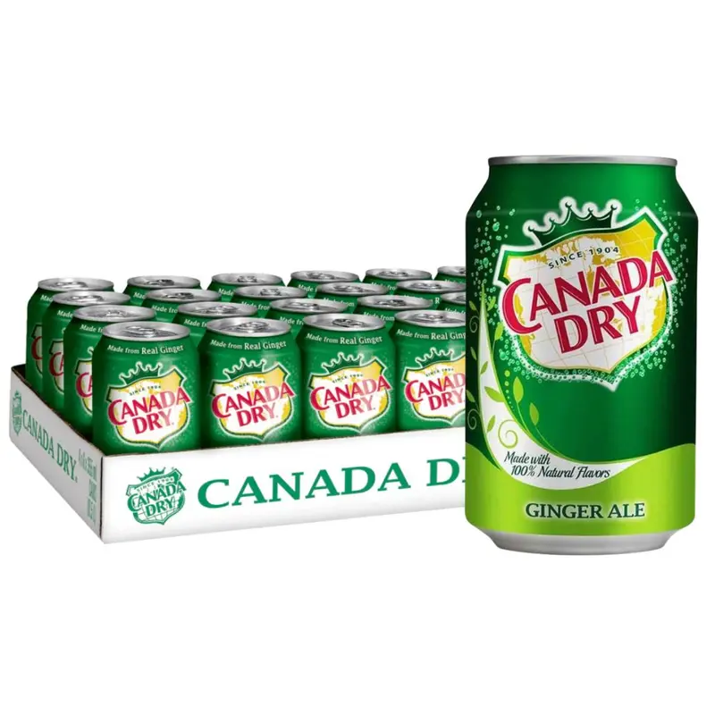 Canada Dry UK, Ingwergetränk 330ml (Packung mit 24)