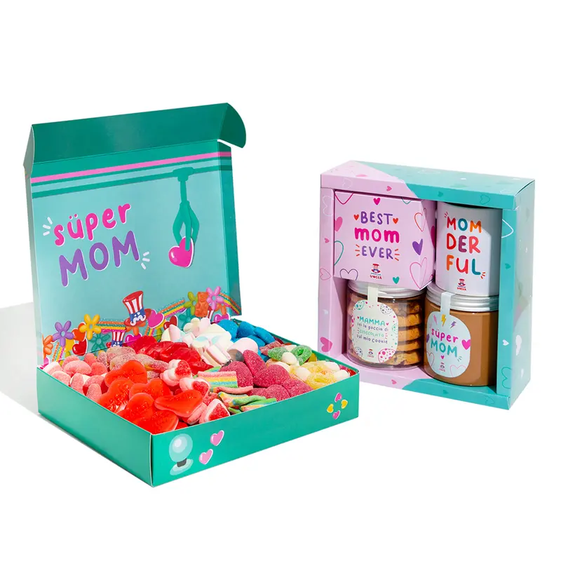 Candy Box - Super Mom Edition von 1kg als Überraschung + Mom Gift Box