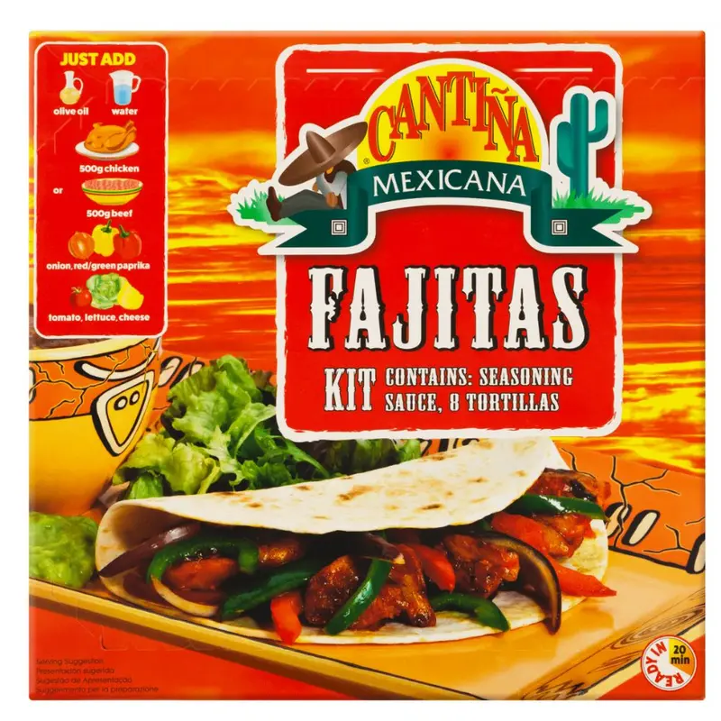 Cantina Mexicana Fajitas Kit, Kit für Fajitas 525g