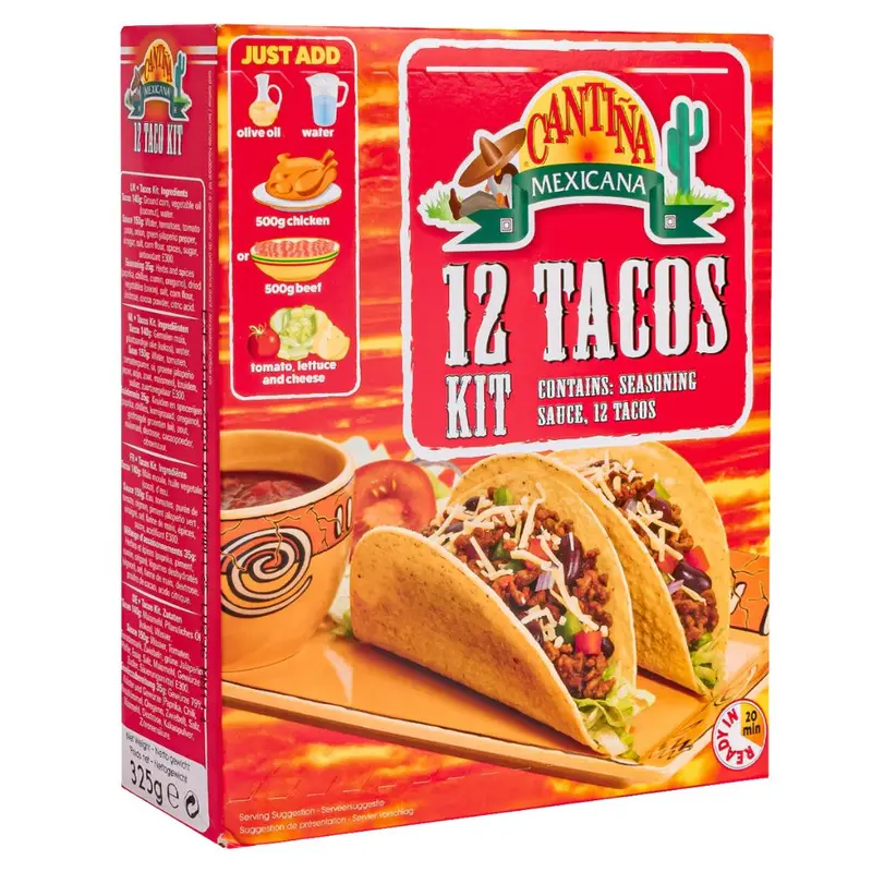 Cantina Mexicana Tacos Kit, Taco-Kit mit 325g
