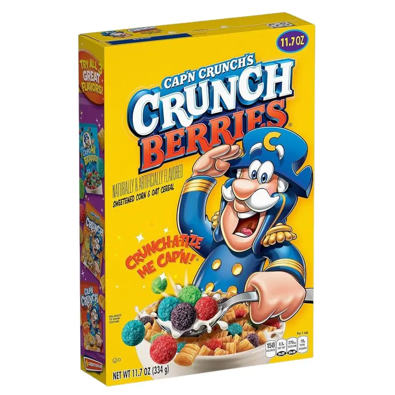Cap'n Crunch Berries, Beerenfrühstücksflocken 334g