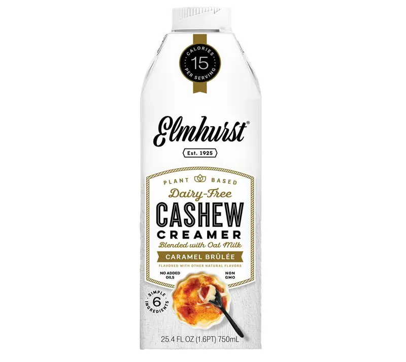 Caramel Brulee Cashew Creamer von Elmhurst (750 ml)