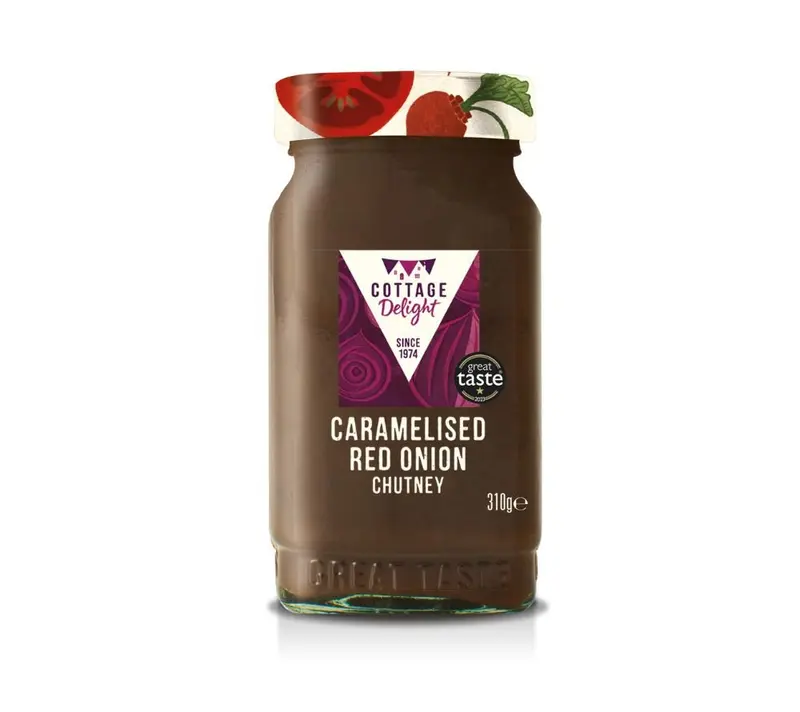 Caramelised Red Onion Chutney von Cottage Delight (310 g Glas)