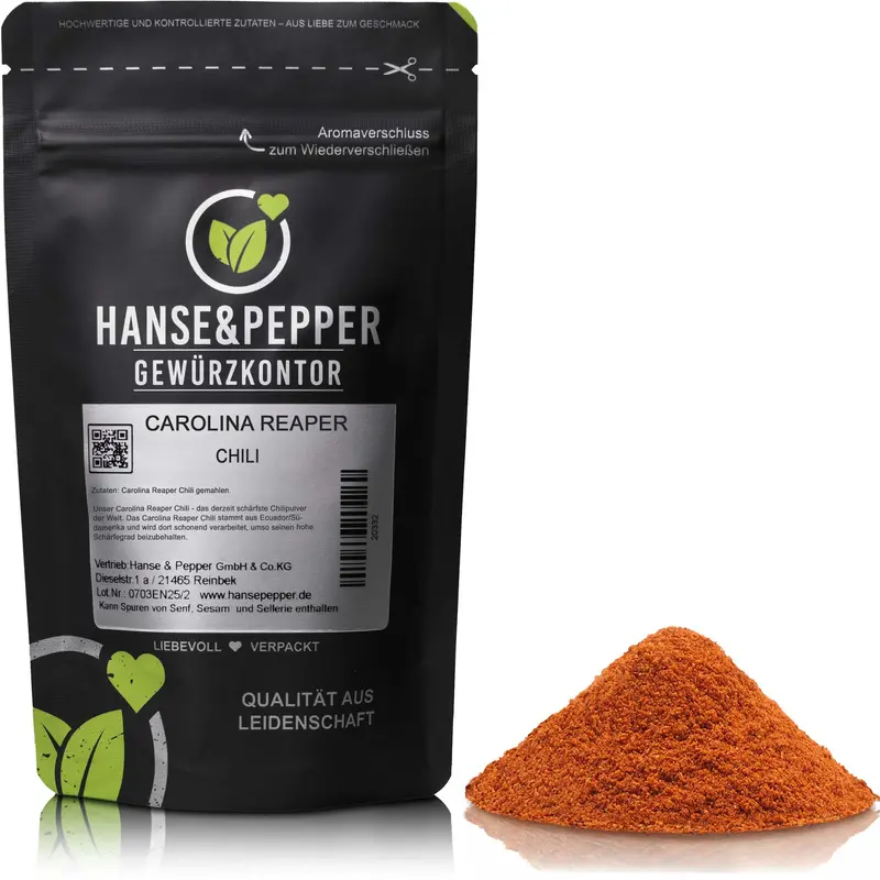 Carolina Reaper Chili - gemahlen