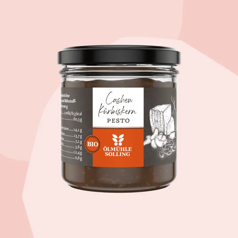 Cashew-Kürbiskern Pesto