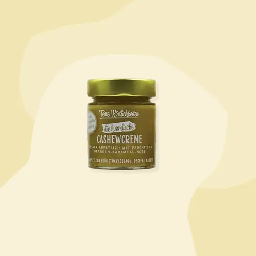 Cashewcreme mit fruchtiger Orangen-Karamell-Note