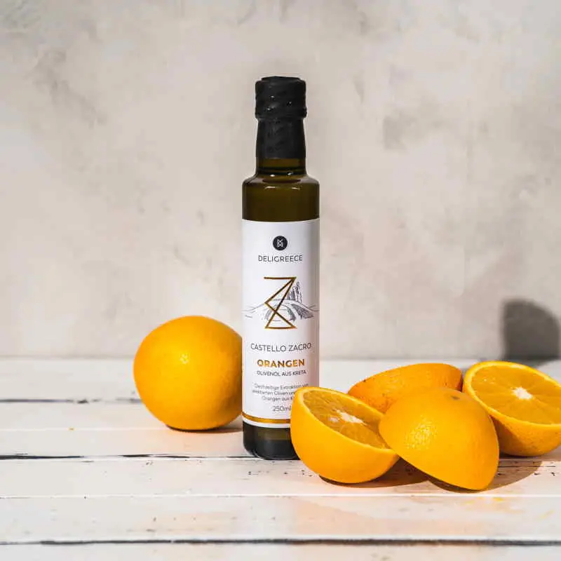 Castello Zacro Orangen-Olivenöl Kreta (250 ml)