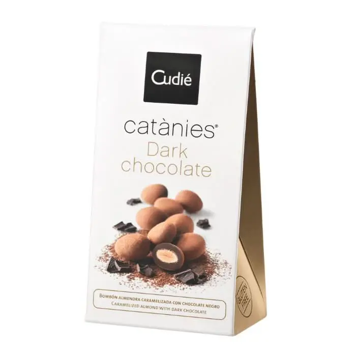 Catànies Mandelpraline, dunkle Schokolade
