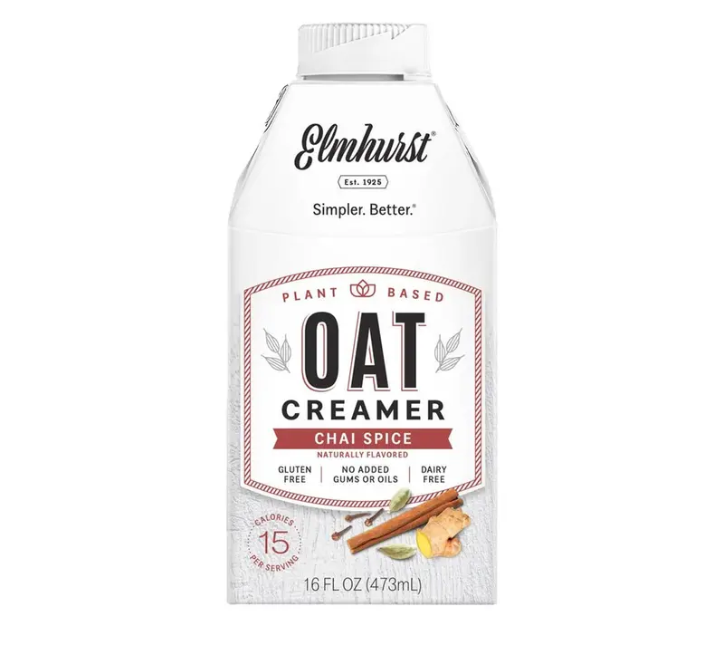 Chai Spice Oat Creamer von Elmhurst (473 ml)