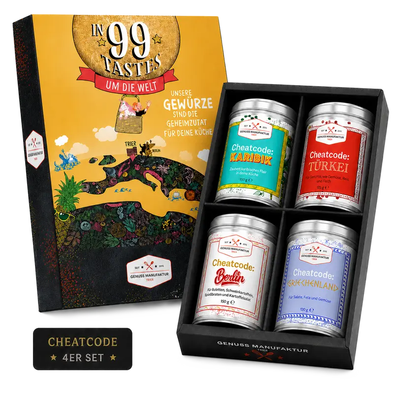 Cheatcode 4er als Geschenkset