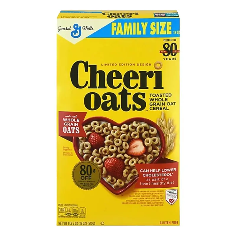 Cheerioats Limited Edition Large Size, Vollkorngetreide 340g