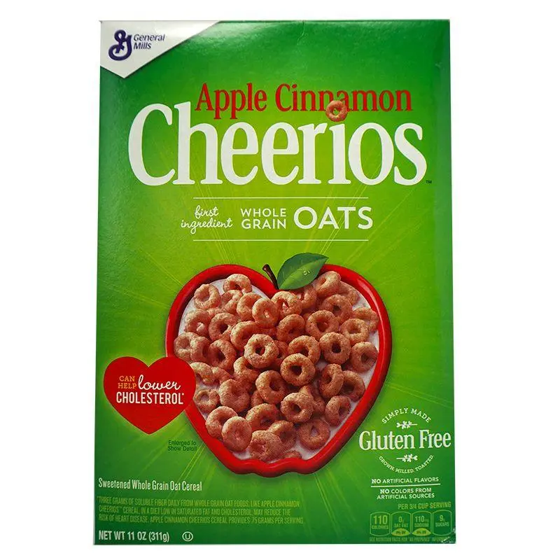 Cheerios Apple Cinnamon, Müsli mit Apfel und Zimt 311g