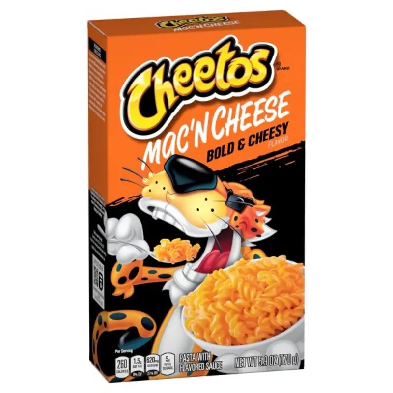Cheetos Mac'n Cheese Bold & Cheesy Flavor, Makkaroni mit Cheetos-Käsegeschmack, 170g