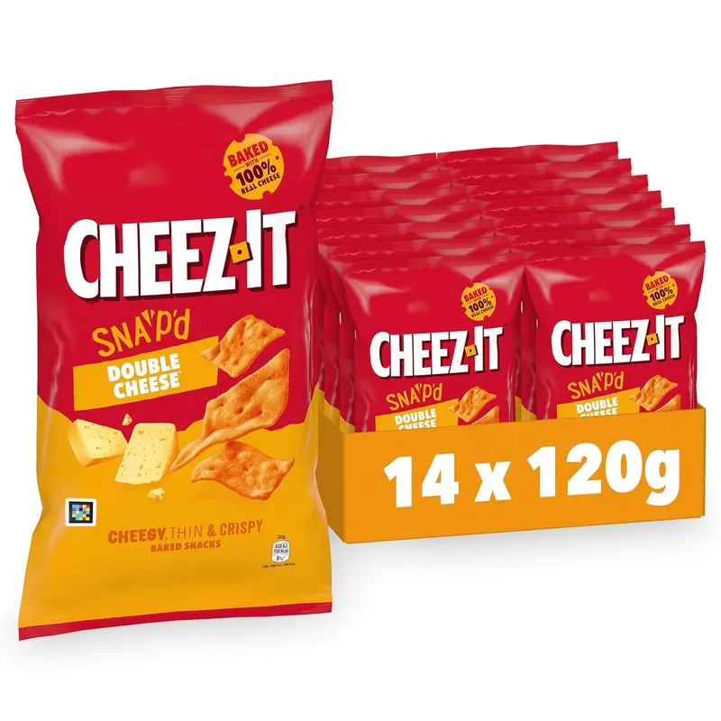 Cheez It Snap'd Double Cheese 14 x 120g MHD