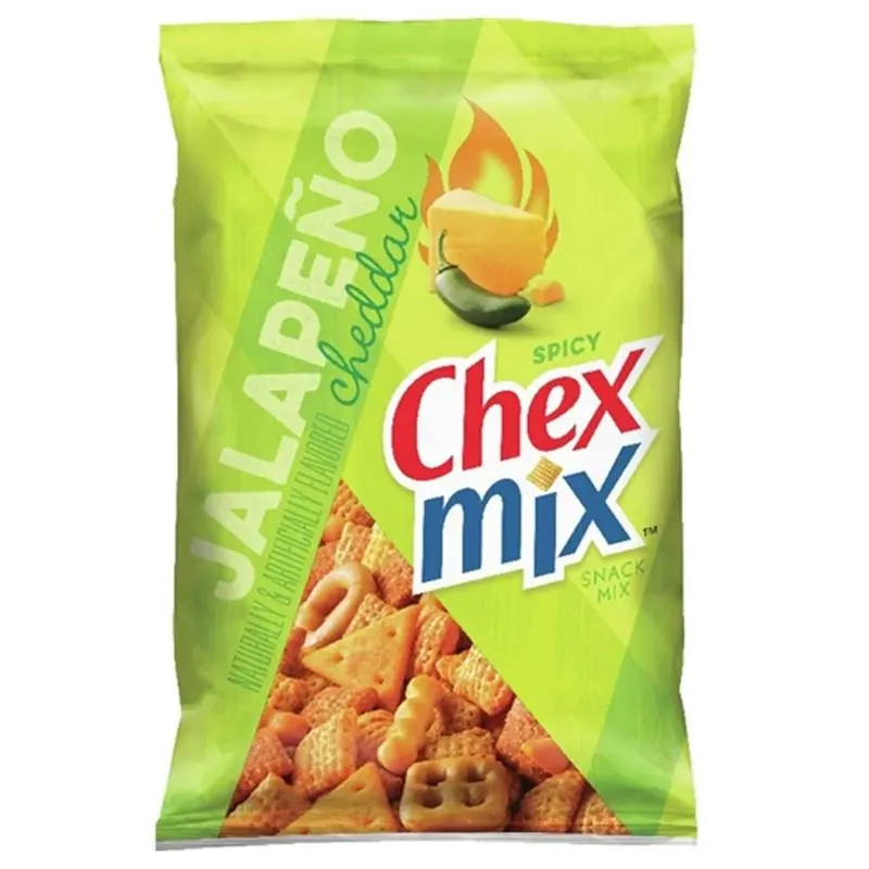Chex Mix Jalapeño Cheddar, Snack-Mix mit Käse und Jalapeño, 248g