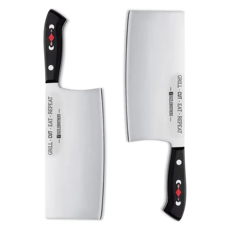 Chinesisches Kochmesser (18 cm) - SizzleBrothers Edition