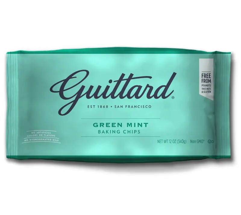 Chocolate Chips Green Mint von Guittard