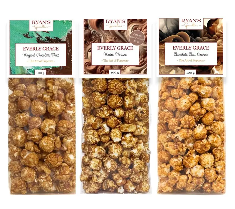 Chocolate Popcorn Set von Everly Grace (3 x 100 g)