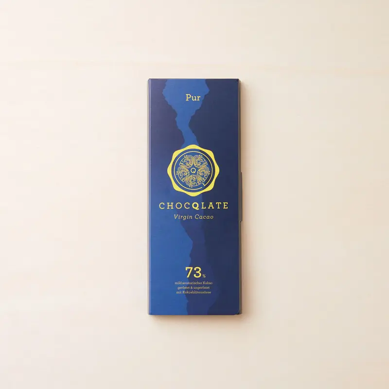 ChocQlate 100 % vegane Schokolade, 75 g