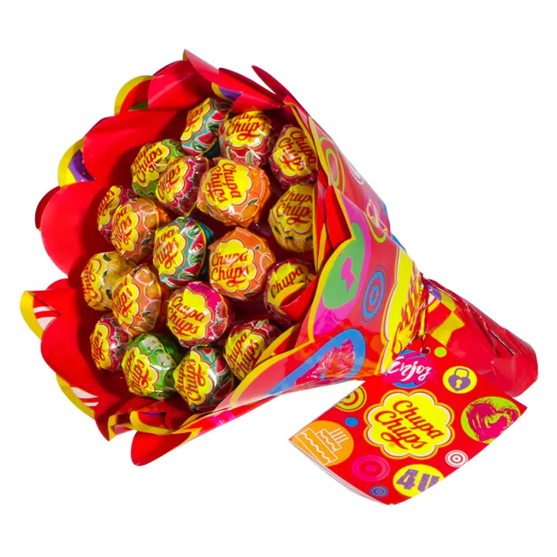 Chupa Chups Blumenstrauß, Lutscher mit Fruchtgeschmack 228g