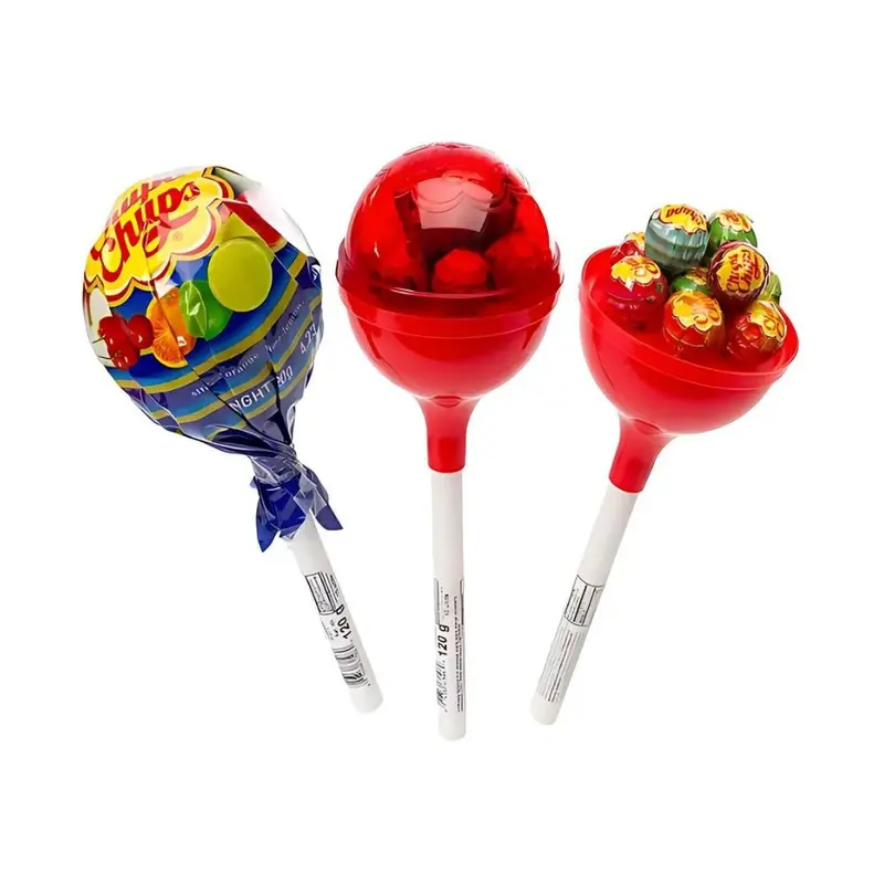 Chupa Chups Minimega, Lutscher mit verschiedenen Geschmacksrichtungen von 12g