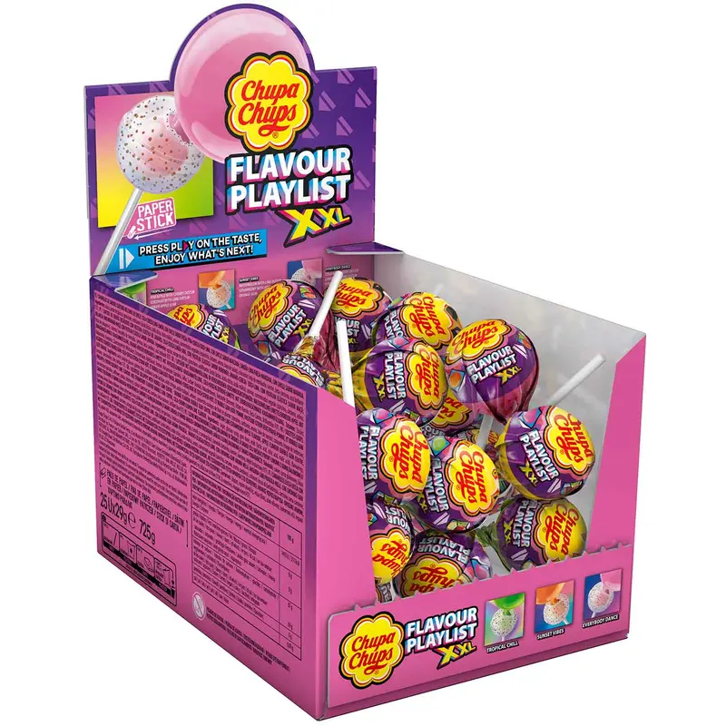 Chupa Chups XXL Flavour Playlist 25 x 29g
