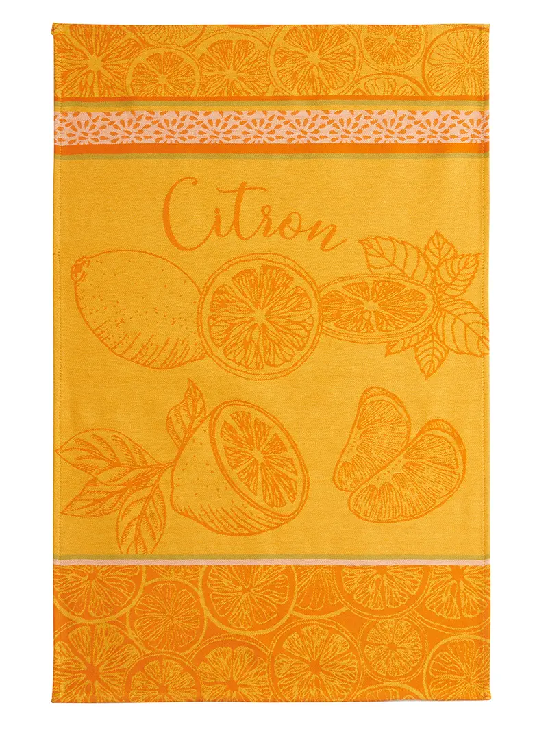 Citron- Geschirrtuch