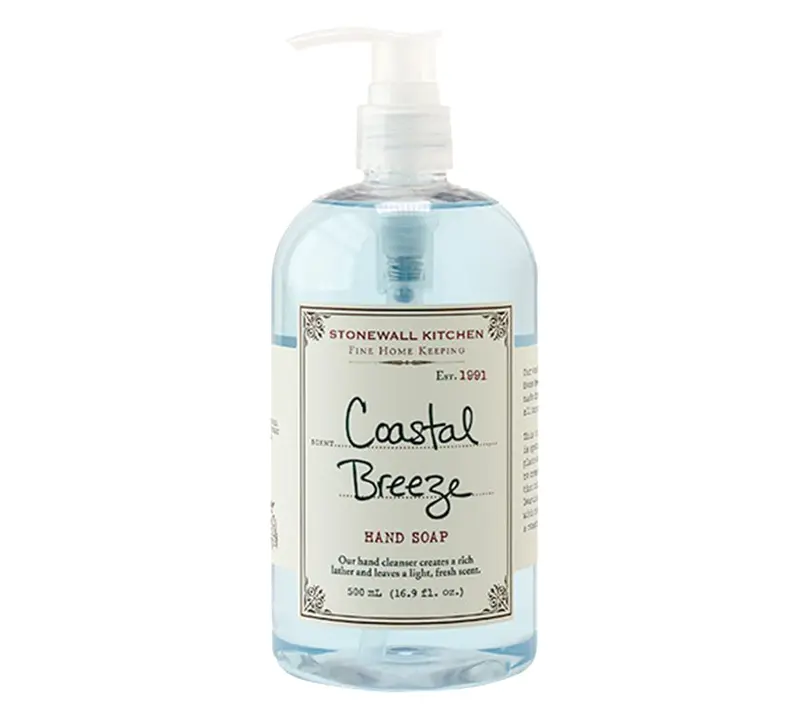 Coastal Breeze Hand Soap von Stonewall Kitchen (Spender mit 500 ml Flüssigseife)