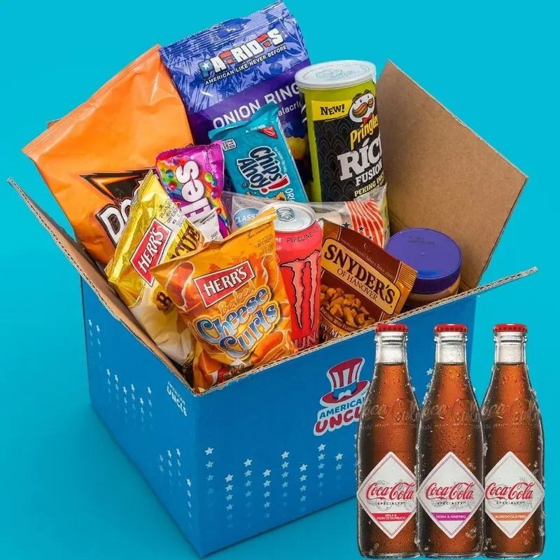 [Coca-Cola Spezialausgabe] Americanbox des Monats, aus mindestens 40 Produkten