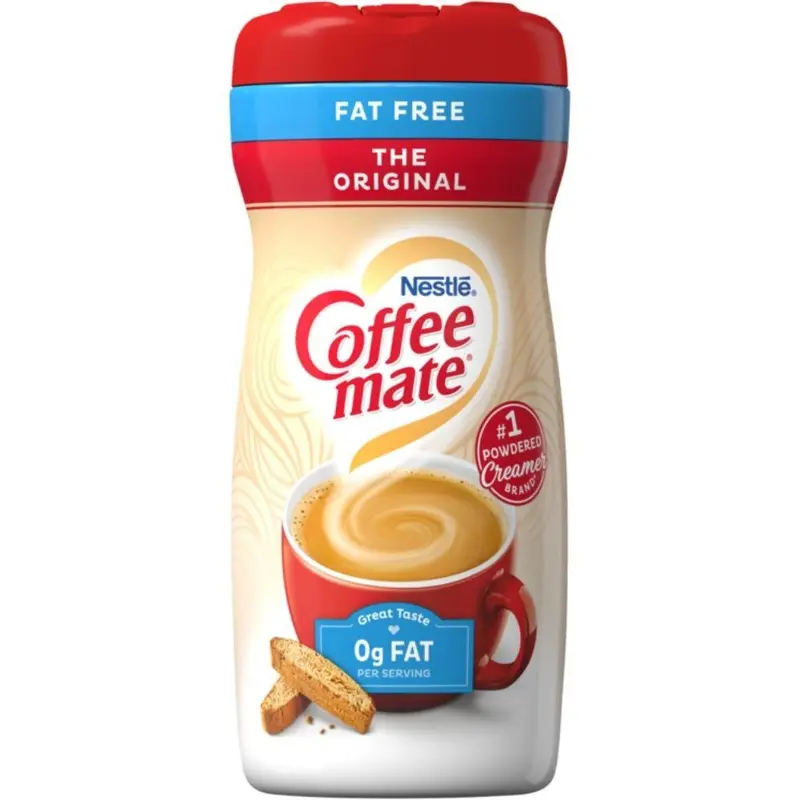 Coffee Mate Powder Original Fat Free, fettfreies Kaffeepulvergemisch mit 453,5 g
